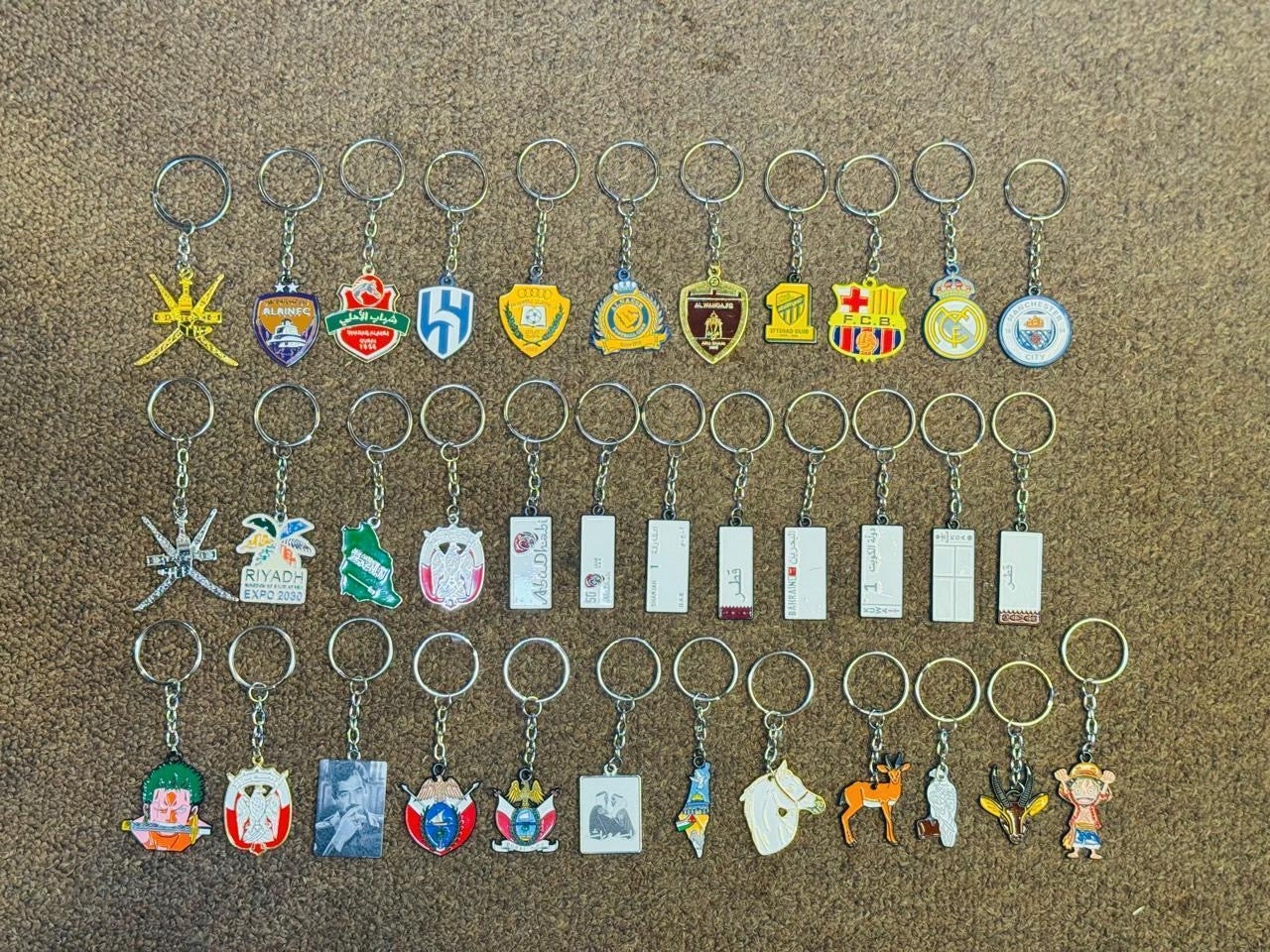 15 pc Keychain set