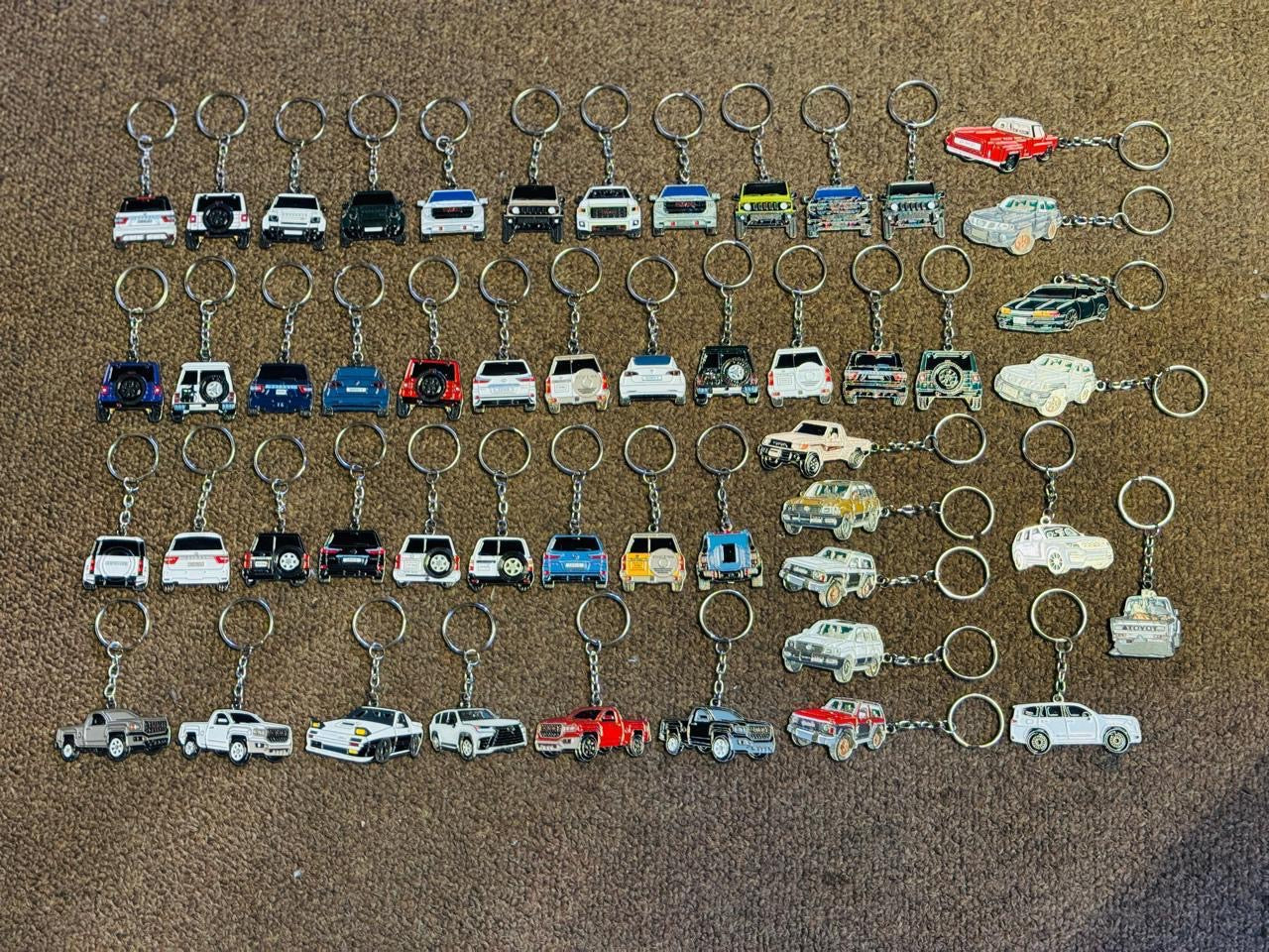 15 pc Keychain set